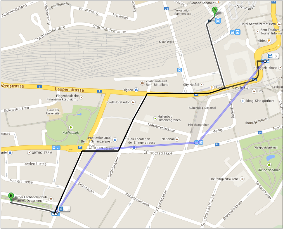 map of Schwarztorstrasse 59<br>
		3003 Berne