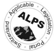 Logo ALPS (Applicable Legislation Platform Switzerland )